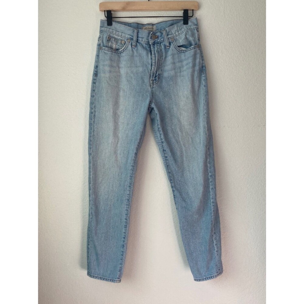 Madewell The Perfect Summer Jean Womens Size 27 Light Wash Straight Leg Denim